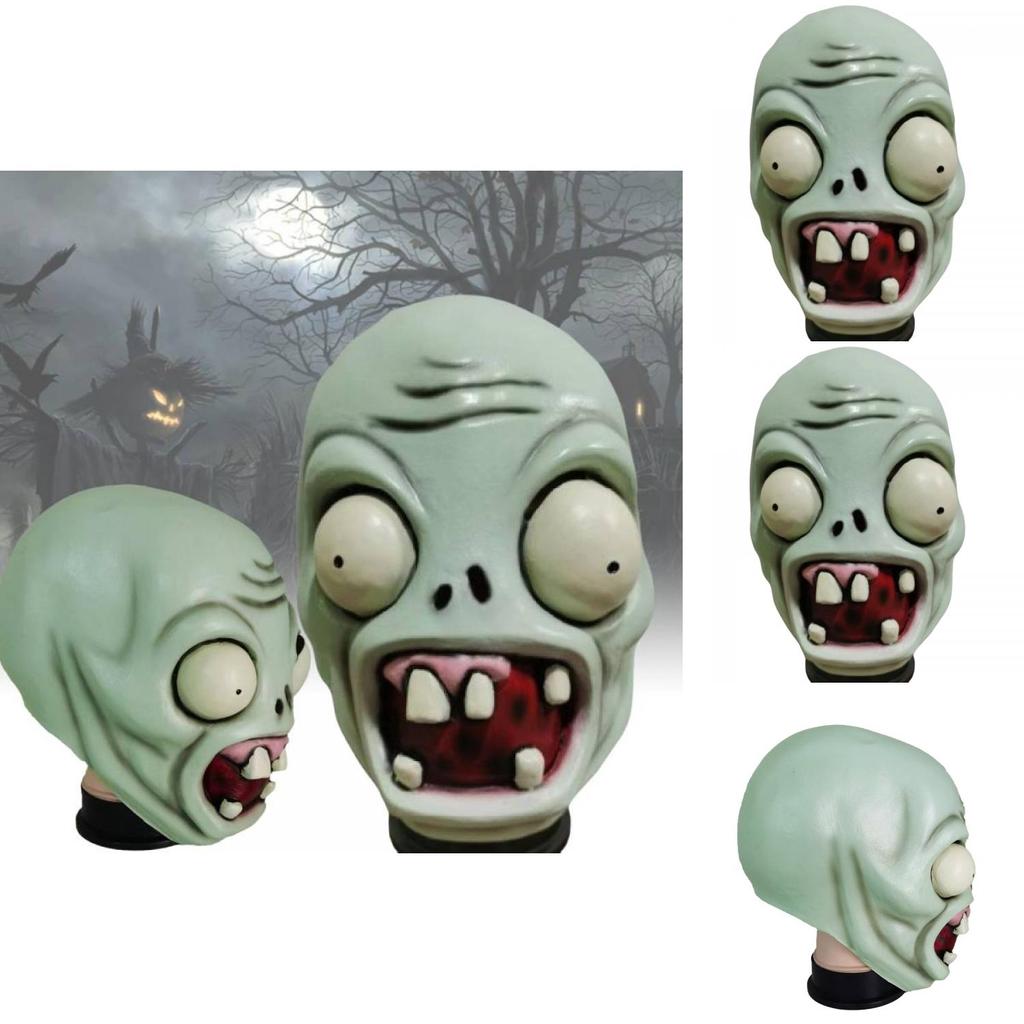 Class Game Mask Featuring Crazy Dave In Terrifying Latex Design For Halloween And Easter Celebrations