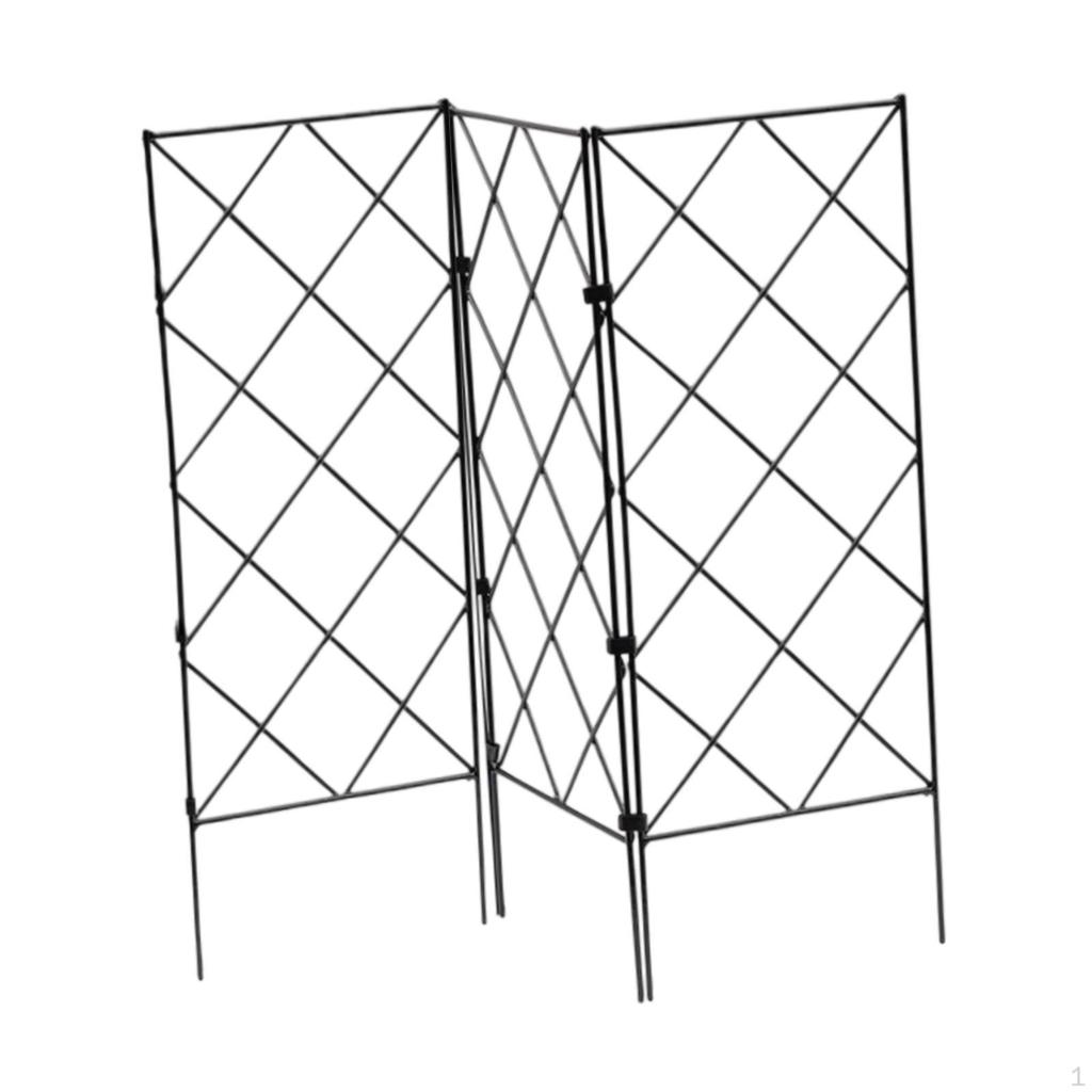 Klatreplanter Hage Espalier Blomsterstativ Metallgjerde Allsidig Plante for