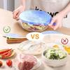 6PCS Food Reusable Fresh-keeping Cover Non-slip Kitchen Gadgets Silicone Lids Stretch Bowl Cap