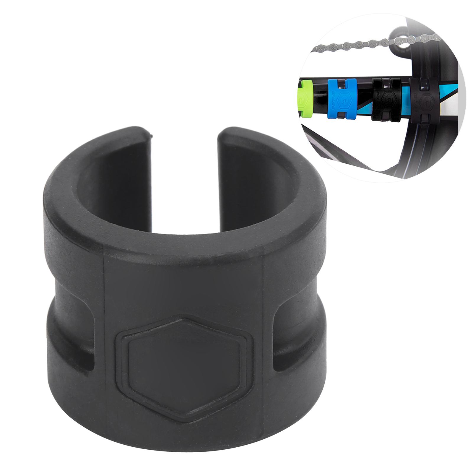

Mountain Bike Front Fork Rubber AntiCollision Chian Guard Sticker(Black )