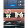 Niche Style Tulip Car Aromatherapy Fragrant Stone Dignified Flowers Car Vent Decorative Pendant Light Fragrance Gift