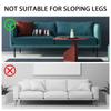 Adjustable Bed Risers 10/5cm Furniture Risers Sofa Table Chair Risers for Furniture Legs Diameter 0.8''–1.4''Lifts Up 20,000 Lbs