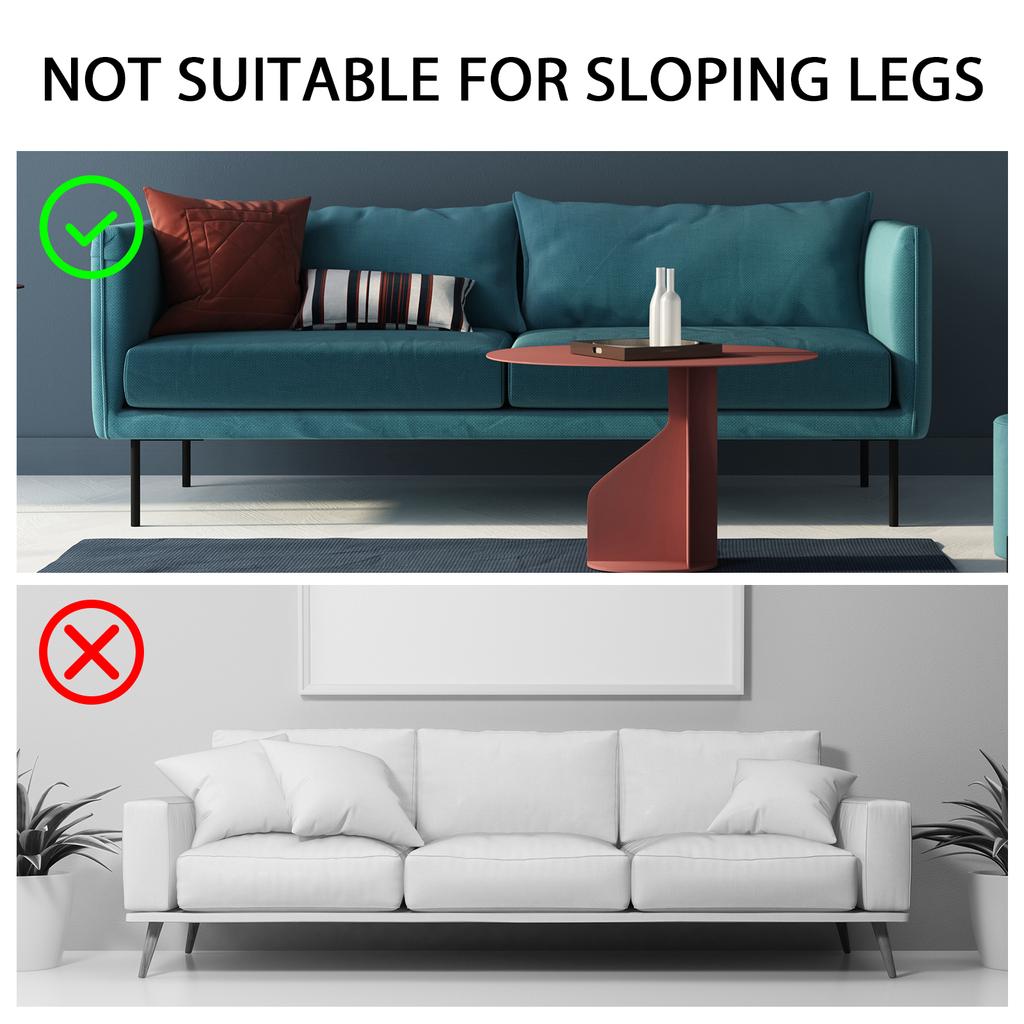 Adjustable Bed Risers 10/5cm Furniture Risers Sofa Table Chair Risers for Furniture Legs Diameter 0.8''–1.4''Lifts Up 20,000 Lbs