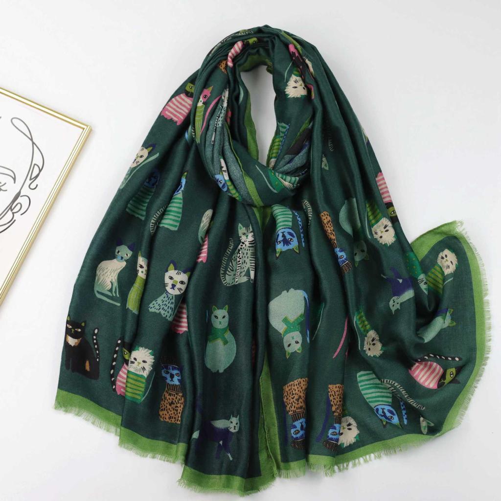 2024 Wiosna i Jesień Zima Nowy Bawełna I Konopie Długi Cienki Szalik Podróż Uniwersalny Krem Przeciwsłoneczny Ciepły Szal Dla Kobiet