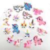 Cute Cartoon Unicorn Flower Clog Buckles - Removable & Soft Rubber Garden Shoe Decorations