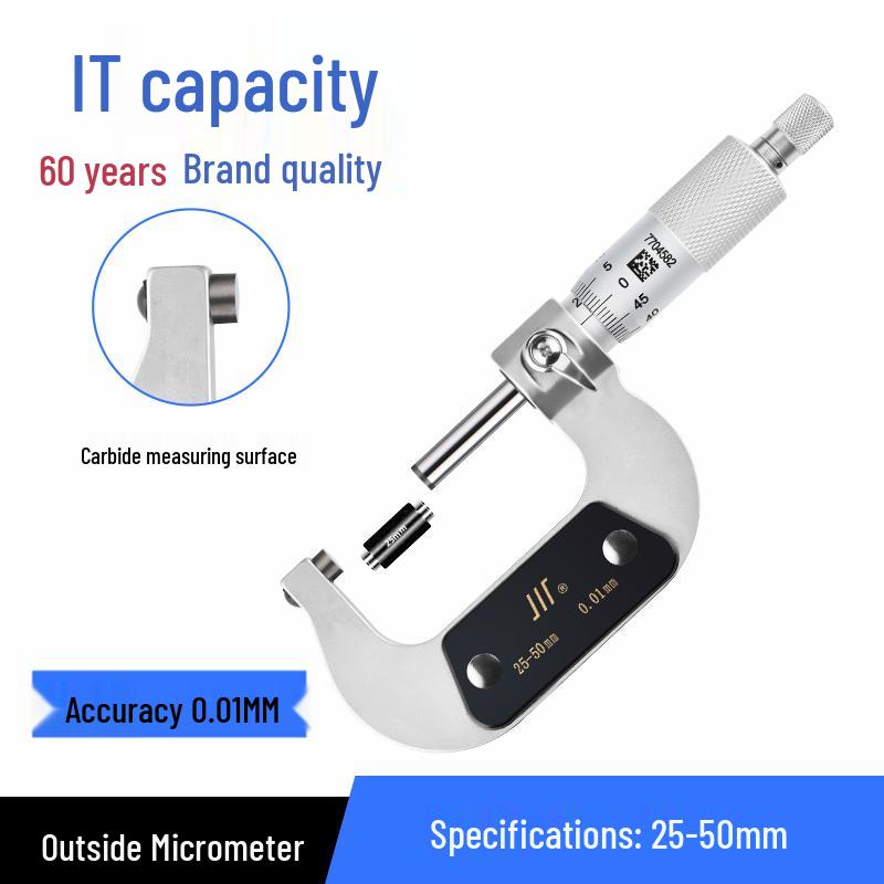 High-Precision 0-25mm Digital Outside Micrometer Gauge 0.01mm