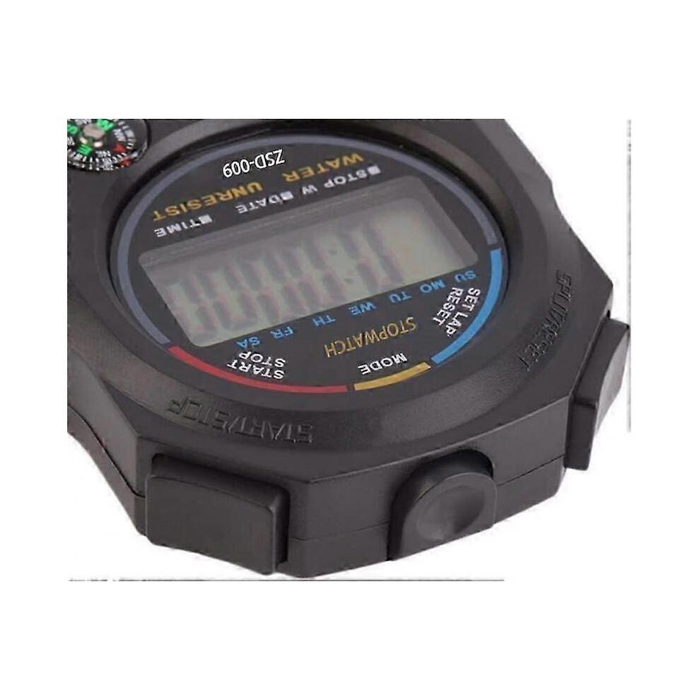 12-Pack Digital Sports Stopwatch Timers with Date, Time & Alarm
