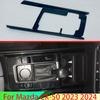 For Mazda CX-50  2024 Car Accessories Stainless Steel Gear Shift Panel Center Console Cover Trim Frame Styling