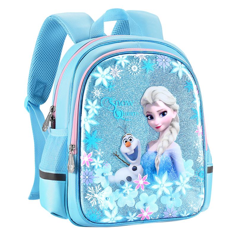 

Новый рюкзак Disney Frozen Series из полиэстера большой вместимости, трубы, детский синий/розовый FP8299B 24.1*16.0*32.0CM