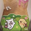 Cartoon Puppy Entry Door Floor Mat Can Be Cut Silk Circle Scraping Mud Rubbing Soil Door Floor Mat Entry Door Mat