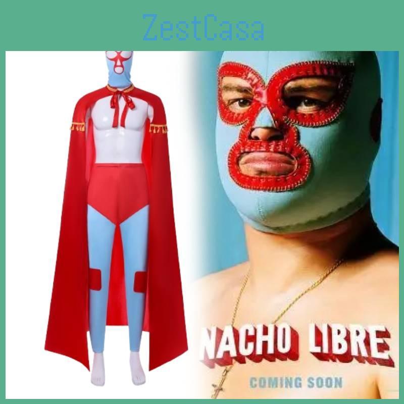 Cosplay Nacho Libre Costumes Halloween Roleplay Gifts Stage Performance Fashion
