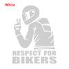 Stile Motociclistico Impermeabile Protezione Bicicletta Decalcomania Auto 3D Rispetto Adesivo Auto Riflettente