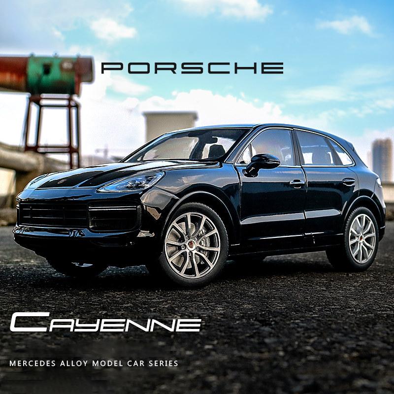 Welly 1/24 Porsche Cayenne Turbo Alloy Miniature Toy Car Model Diecast Metal Static Scale Model Car Kid Toy Vehicle Gifts