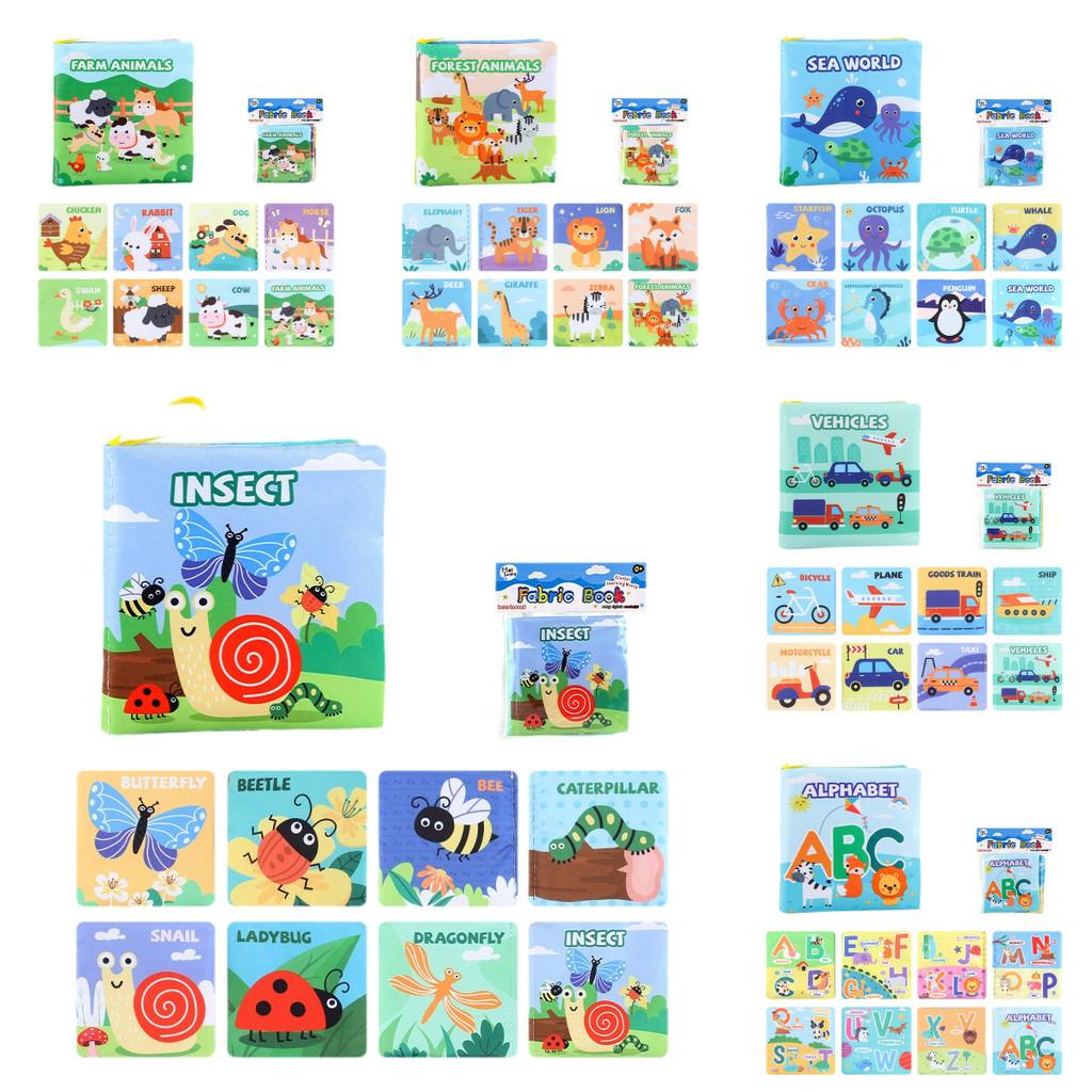 Farm Educational Animal Theme Tearresistant Infant Early Learning Cloth Book