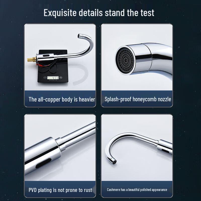 JPHZNB 360° Rotating Automatic Infrared Sensor Faucet