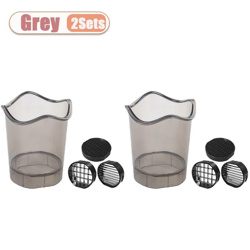 Stainless Steel Slicing Cups with Push Plate Fruit and Vegetable Food Quick Slicer Quick Making Salad Kitchen Slicing Tools