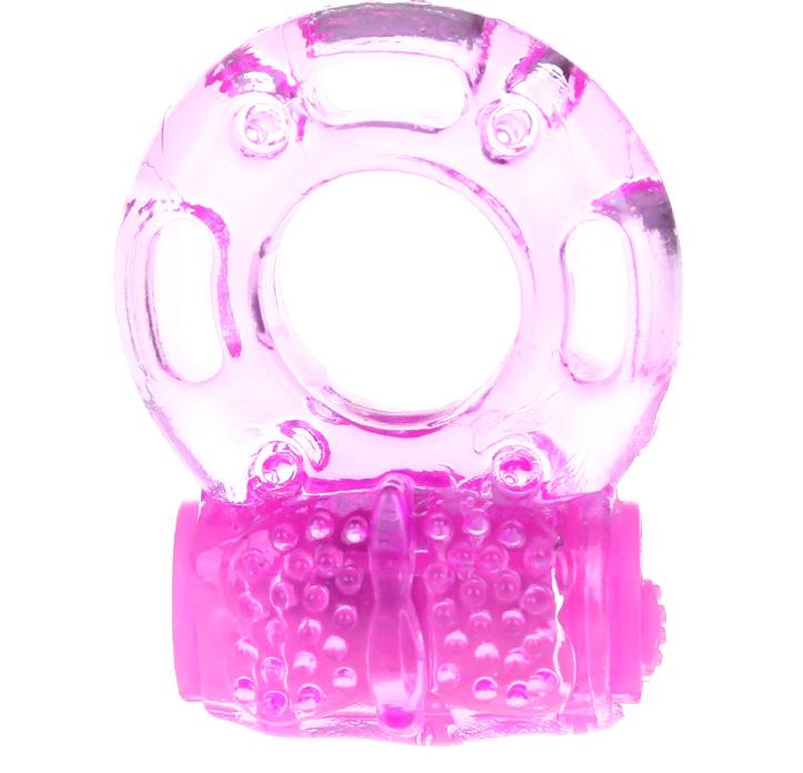 Adult Men's Crystal Vibration Cock Ring for Foreplay and Ejaculation Delay