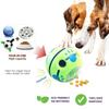 Dog Vocal Interactive Toy Leaky Food Ball Relieve Boredom Grinding Tooth Resistant Leaky Foods Toys Pet Products Supplies Rolled for Pet Dog Fun