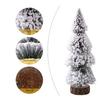 Small Christmas Trees Decorations Artificial Small Snow Pine Tree Desktop Ornaments Party Supplies