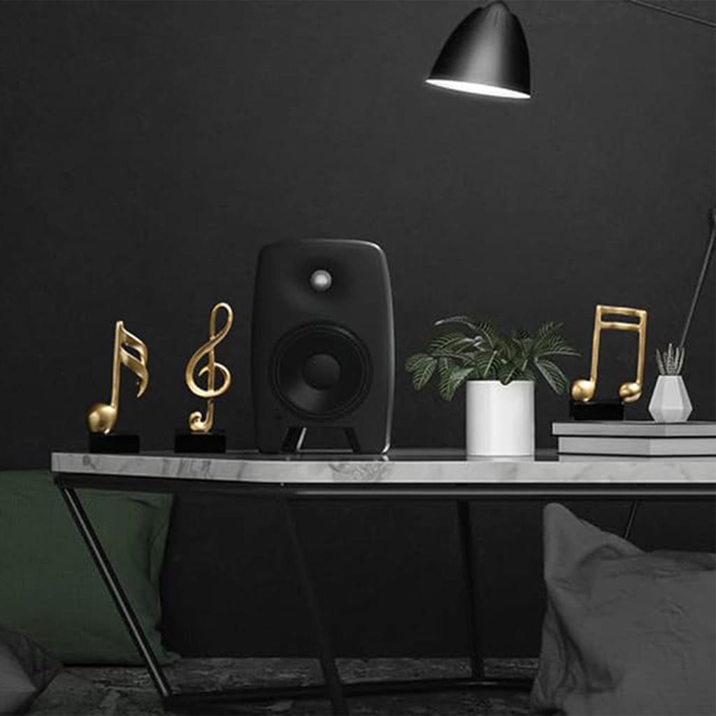 Resin Musical Notes Model Ornaments Living Room Wine Cooler TV Cabinet Desktop Decorative Crafts Desk Ornaments Home Decor