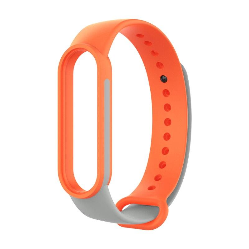 pulseira mi band 5 laranja