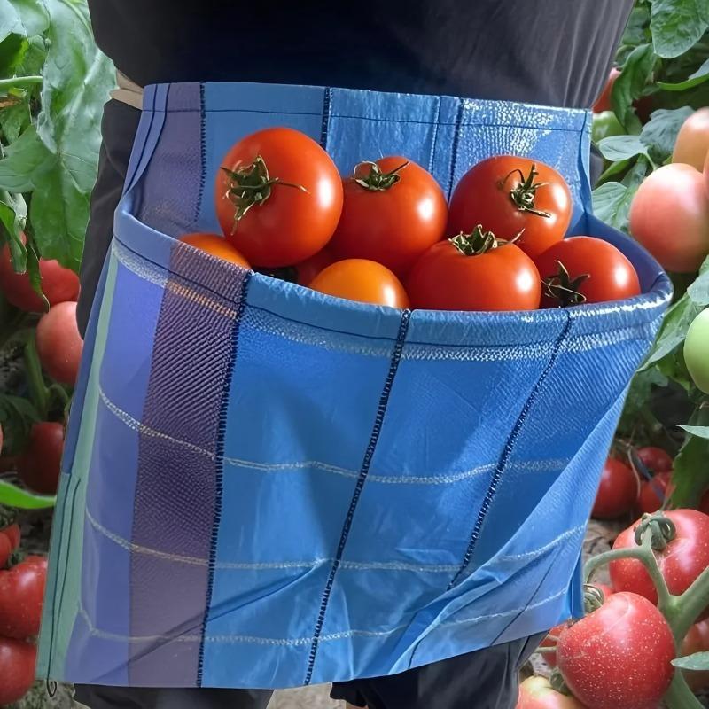 Fruit and Vegetable Picking Apron Agricultural Waist-type Vegetable Picking Bag and Fruit Picking Bag Kitchen Waterproof Apron