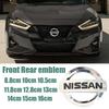 1 Stück 3D Nissan ABS 8,8cm 10cm 10,5cm 11,8cm 12,8cm 13cm 14cm 15cm 16cm Auto Front Heck Logo Auto Heck Emblem Aufkleber Zubehör