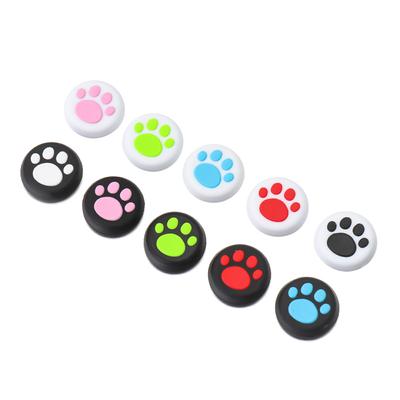 4 Pcs Soft Analog Cover Silicone Controller Thumb Sticks Grips Caps