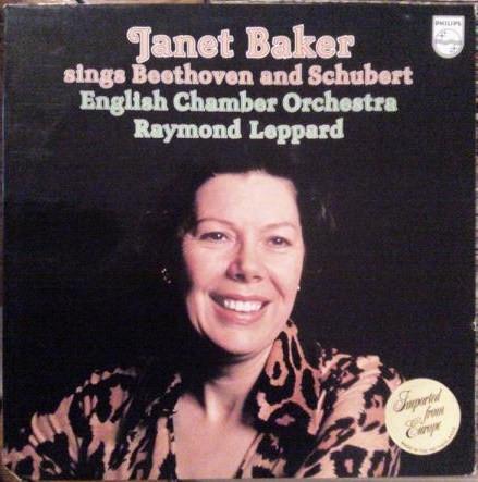 

LP Record JANET BAKER ENGLISH CHAMBER ORCHE Janet Baker Sings Beethoven And Sch 9500307 Philips 1977 Netherland Classical Used