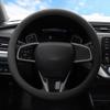 Odorless Silicone Car Steering Wheel Cover Nonslip Textured Surfaces Breathable Design for 32cm To 40cm Wheels