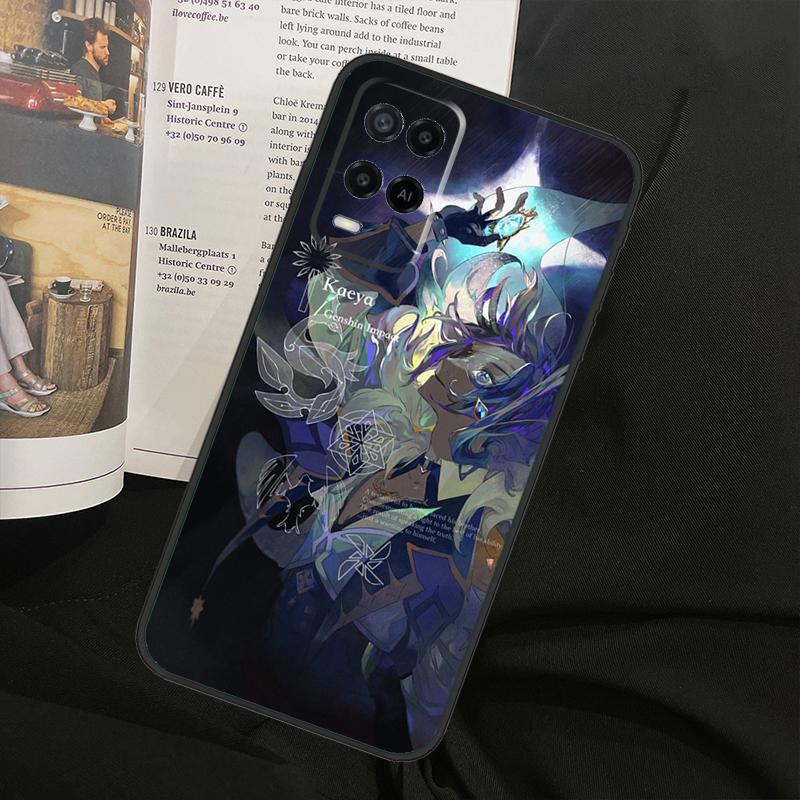Coque de téléphone Genshin Impact Kaeya pour Oppo A74 A94 A54 A18 A38 A58 A78 A98 A40 A60 A80 A16 A76 A96 A15 A57S A17 A77