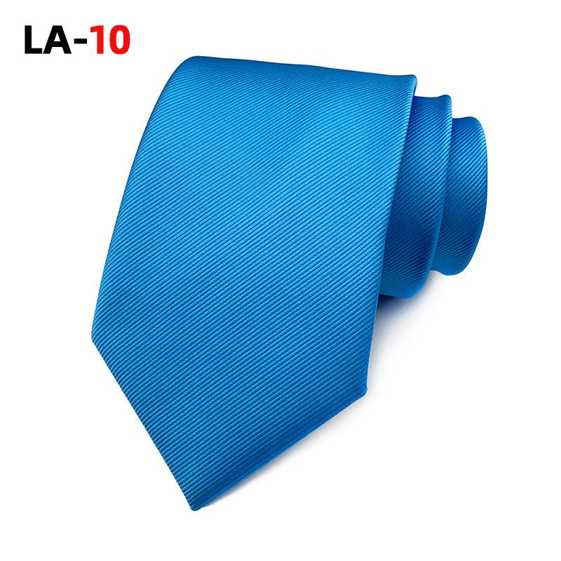 Satin Solid Color 8Cm Fashion Business Professional Men'S Tie