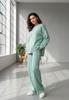 Elegant Women's Tracksuit - Set Hoodie and Trousers - Mint M1250 R. S