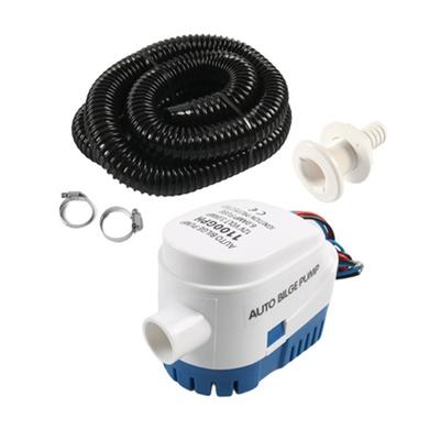 Submersible Motorized Pump High Capacity 1100GPH Bilge Pump 12V Water Pump Durable Suitable for Houseboats & Seaplanes
