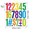 3-inch Letter Sticker DIY English Decorative Mailbox Car Pull Flag Waterproof Creative Digital Letter Sticker