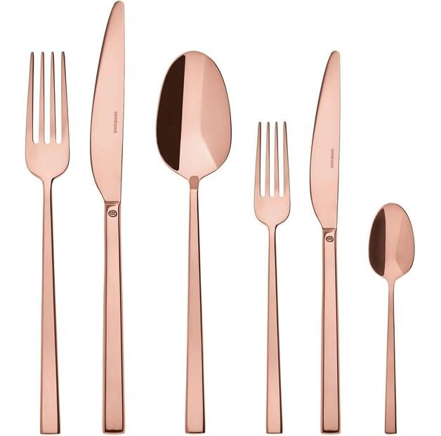 Sambonet Rock Cutlery Set, PVD Copper, 36 Pcs (52762C83)