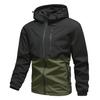 European Size Men's High Street Outdoor Windproof Waterproof Hooded Mountaineering Jacket