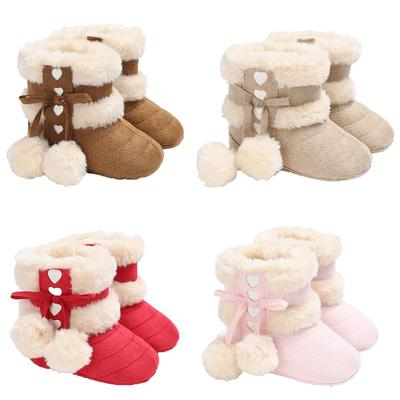 Winter Toddlers Newborn First Walkers Infant Warm Boots Baby Shoes