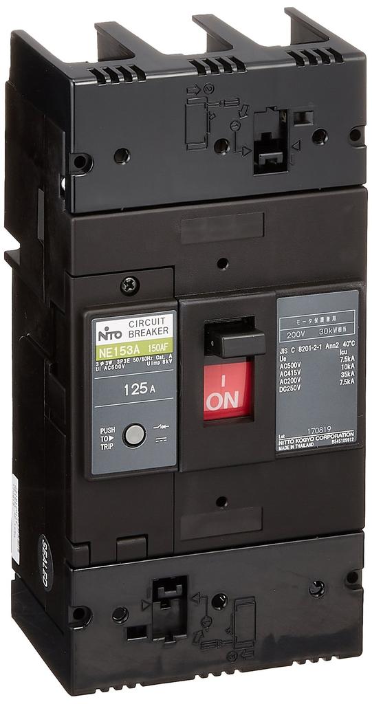 Nitto Kogyo Circuit Breaker (Economical Type) NE153A3P125A