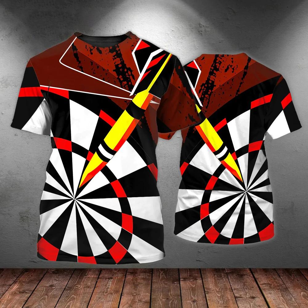 Summer T-Shirts Darts 3D Print T-Shirt Kids O-Neck T Shirt Fashion Casual Kawaii Boys Girls Children Harajuku Tees Tops Clothing