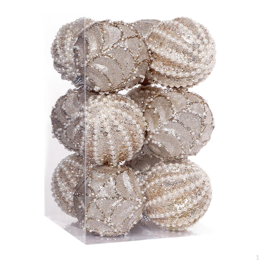 12 Christmas Ball Ornaments Hanging Tree Decorations Birthday Party