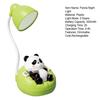 Panda Night Light LED Desk Nightstand Reading Lamp with Drawer Dimmable Rechargeable Panda Table Lamp for Kids' Room Bedroom