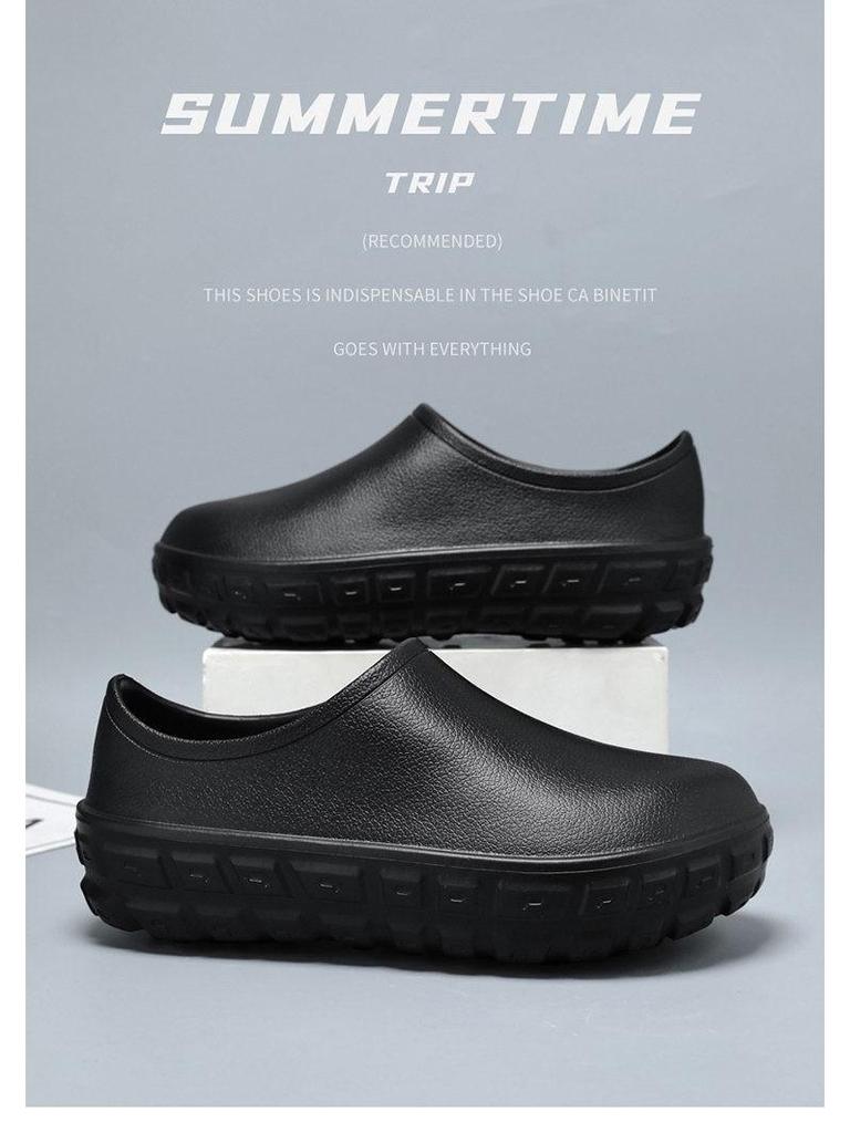 Unisex-Kochschuhe, wasserdicht und ölbeständig – Regenstiefel in Übergröße für Outdoor- und Gartenarbeiten
