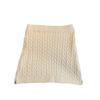 Women's High Waist A-Line Cable Knit Skirt - Retro Spicy Girl Collection