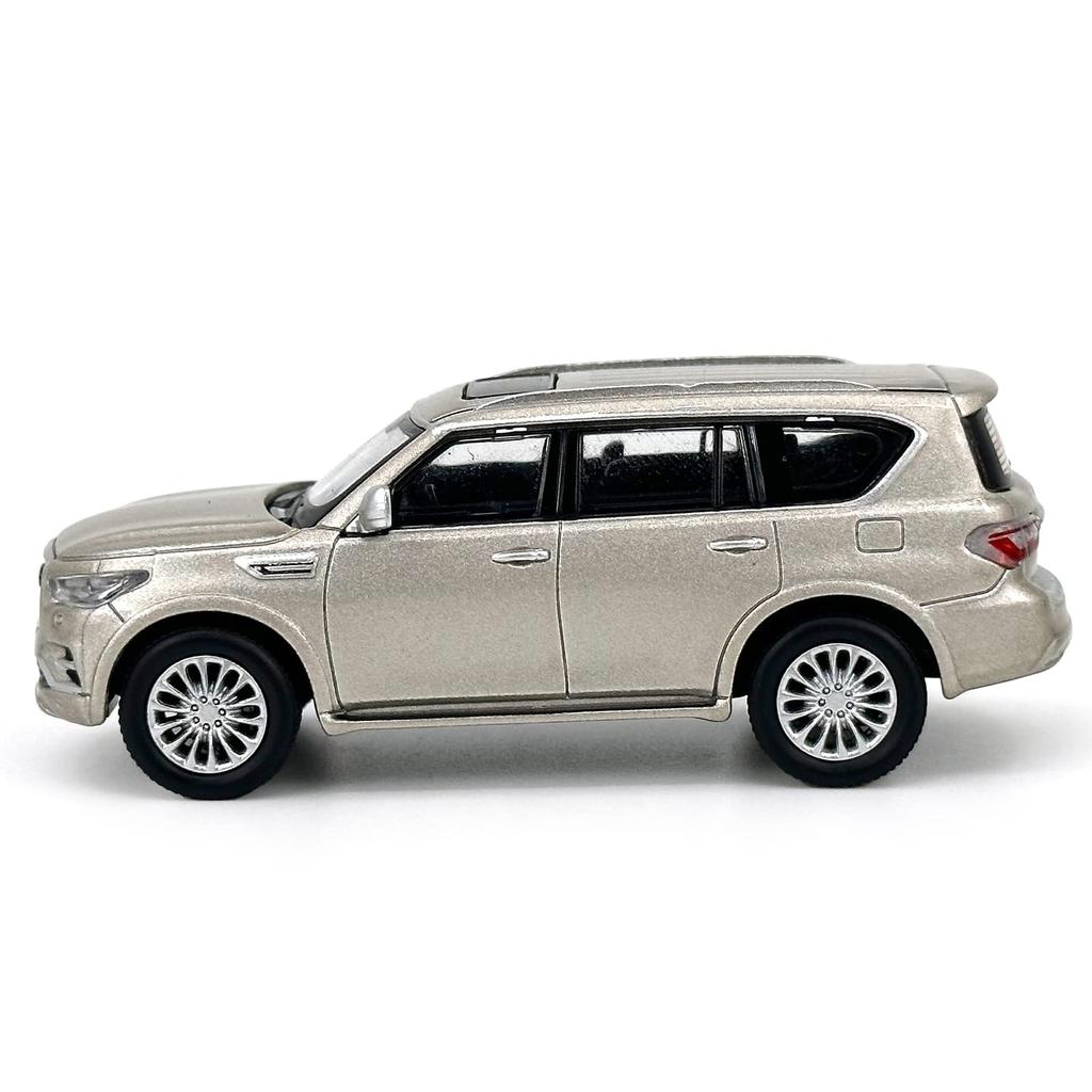 Paudi Model Mini Car Infiniti 2020 QX80 Collection Finished Product Gold 1/64