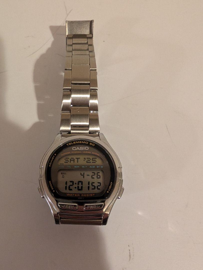 

[USED] CASIO TELEMEMO 50 Digital Watch Rare