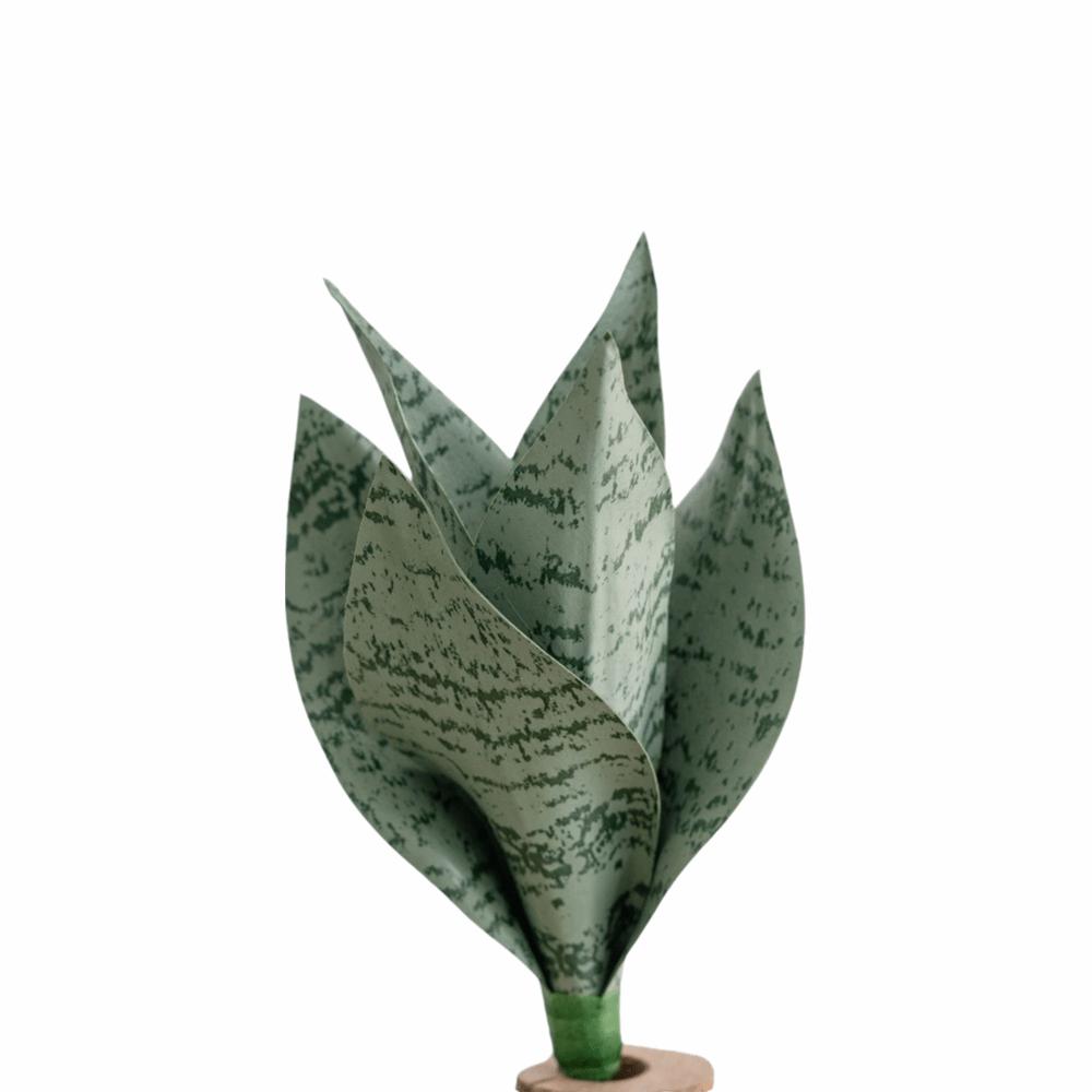 1pcs Life-like Realistic Simulation Plant Soft PVC Imitation Leaves Plant Home Decor A
