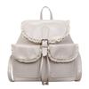 Schoolbag1011 spring and summer backpack women's new solid color commuter backpack retro casual mini schoolbag