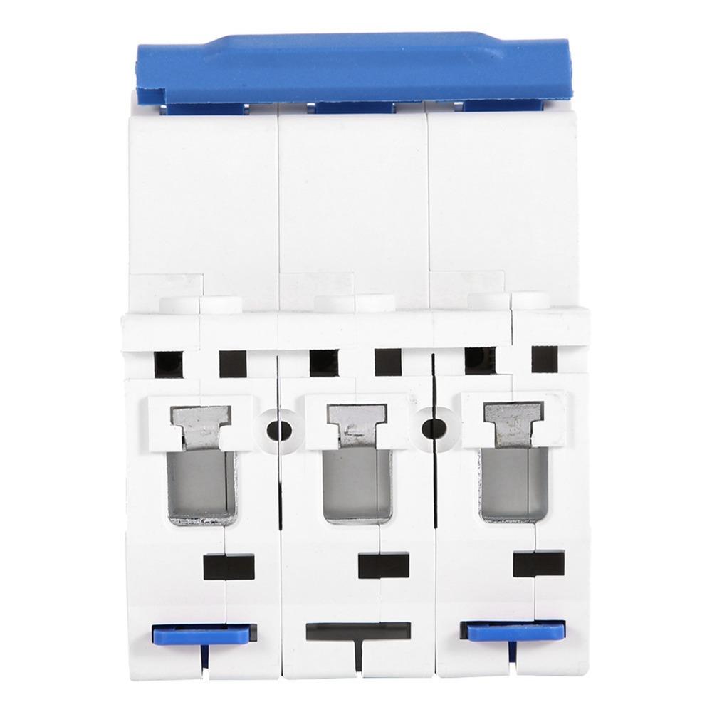 AC 400V Miniature Circuit Breaker DZ47-63 3P DZ47 - 63 Mini Circuit Breaker Circuit Protection