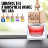 Auto Lufterfrischer Aromatherapie Duft Schmuck Anhänger Flasche Parfüm Diffusor Auto Hängend Parfüm Dekoration